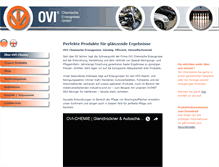 Tablet Screenshot of ovi-chemie.de